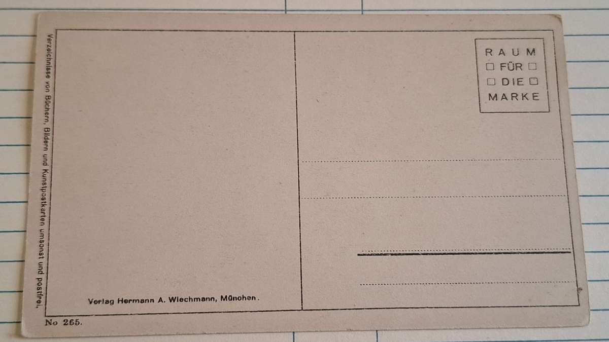 Antique Postcard -Toby. E Rosenthal: (1848-1917) - Genesing "Healing"