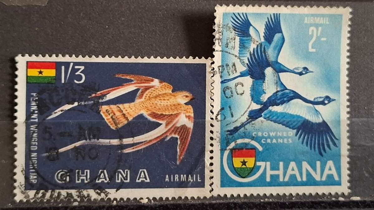 1959 - Ghana - 1´3Sh´P + 2Sh - National Symbols