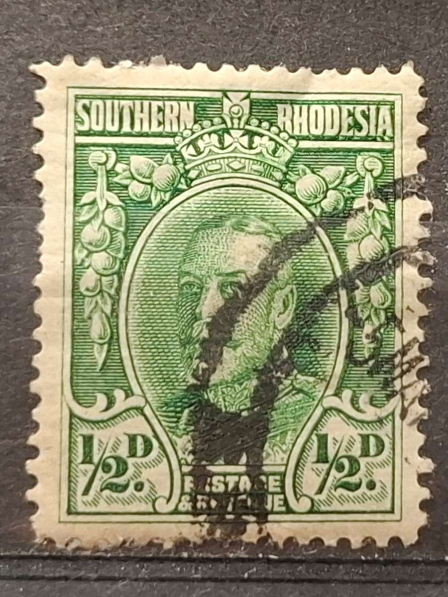 1931 - Zimbabwe (Southern Rhodesia) - ½P - King George V -  Perf: 15 x 14
