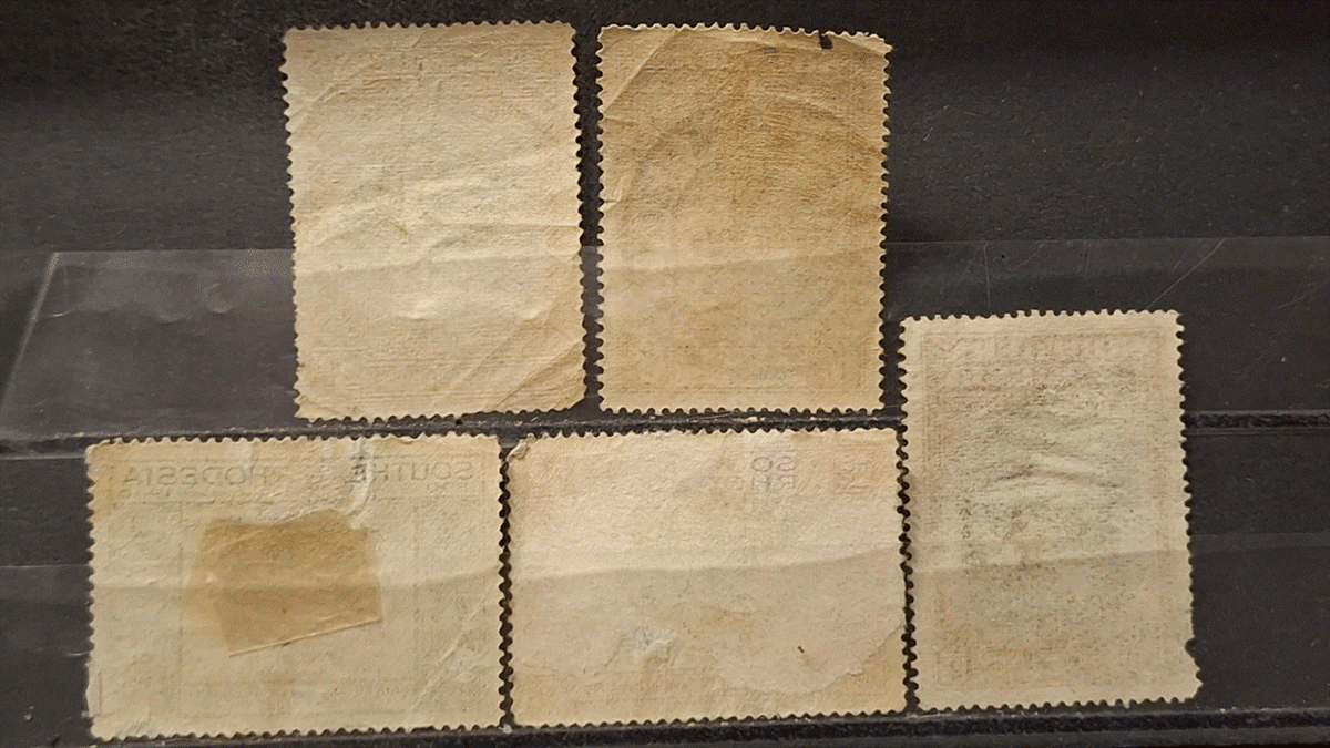 1940 - Zimbabwe (Southern Rhodesia) - ½P + 1P + 1½P + 4P + 6P - The 50th Anniversary of British Sou