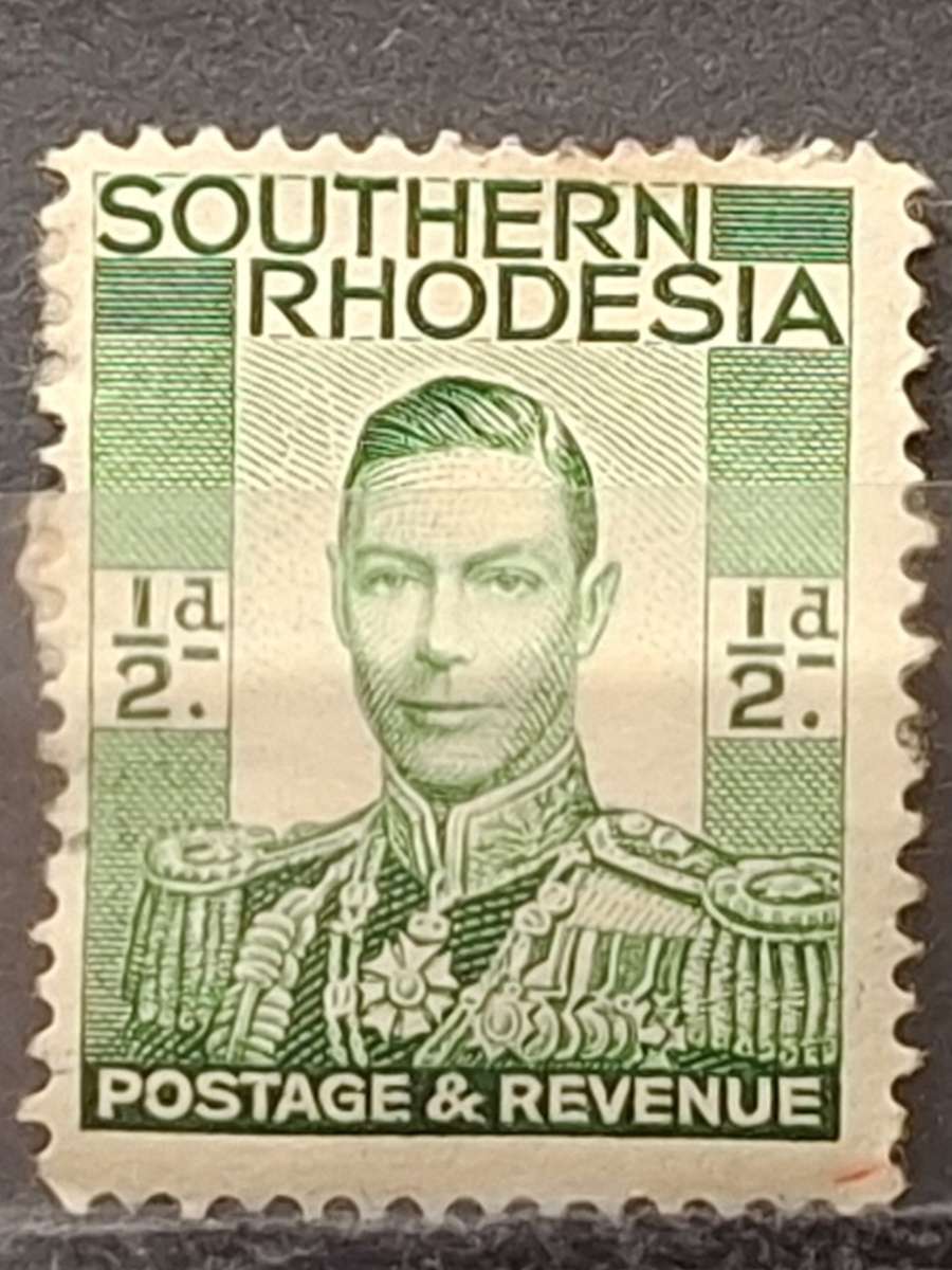 1937 - Zimbabwe (Southern Rhodesia) - ½P  -  Unused - King George VI