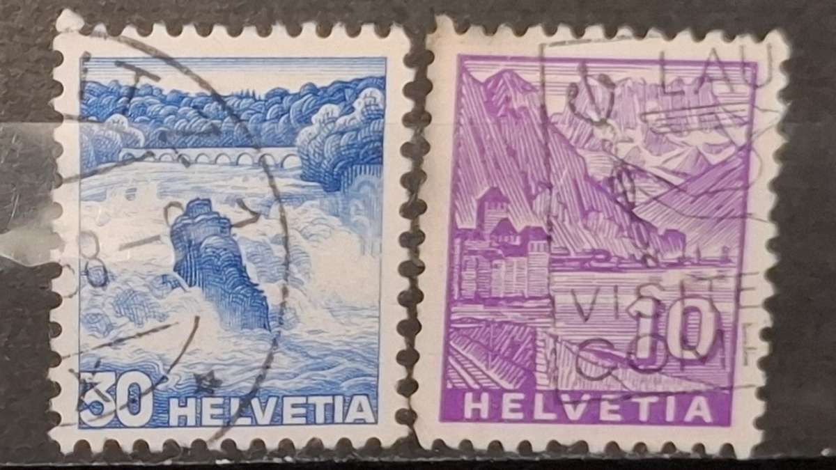 1934-1936 - Switzerland - 30(C) + 10(C)  - Landscapes