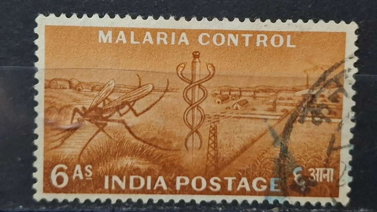 1955 - India - 6A - Malaria Five Year Plan
