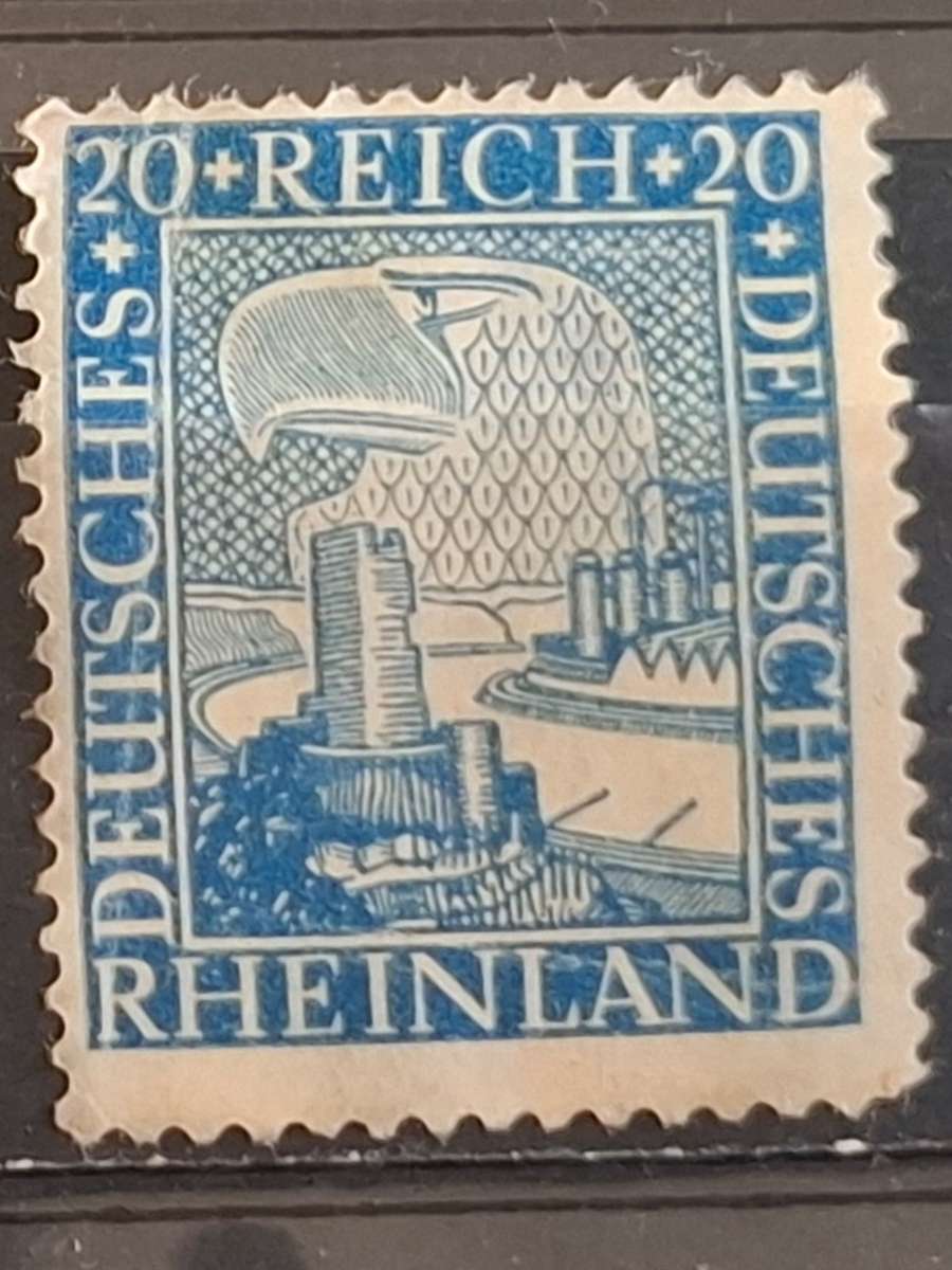 1925 -  German Empire  - 20Pfg. -  Unused - The 100th Anniversary of the Rheinland