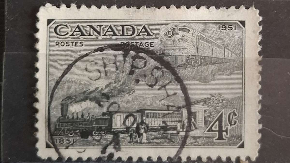1951 - Canada - 4C - The 100th Anniversary of Canadian Stamps