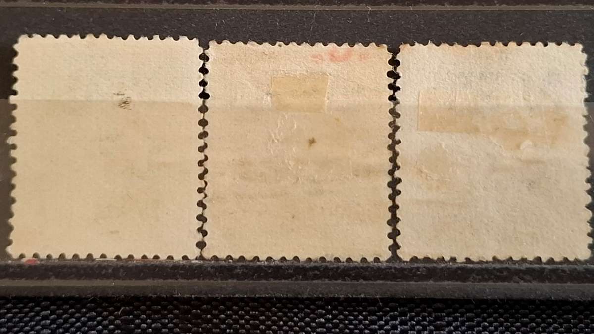 1915-1916 - New Zealand - ½P + 2P + 4P - King George V