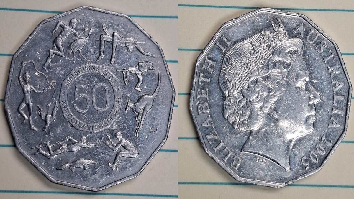 2005 - Australia - 50 Cents -  Circulating commemorative coins: XVIII Commonwealth Games Melbourne 2