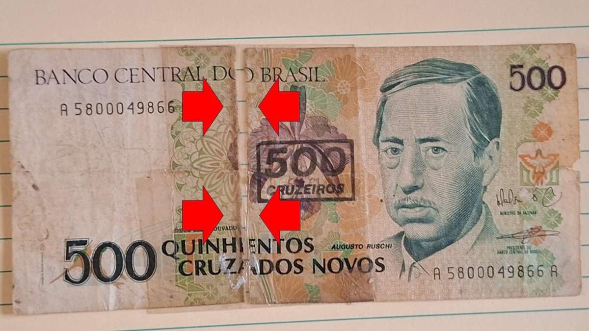 1990 - Brazil - 500 Cruzeiros Overprint - Wadico Waldir Bucchi - Demonetised Jul 1993 - A 5800049866