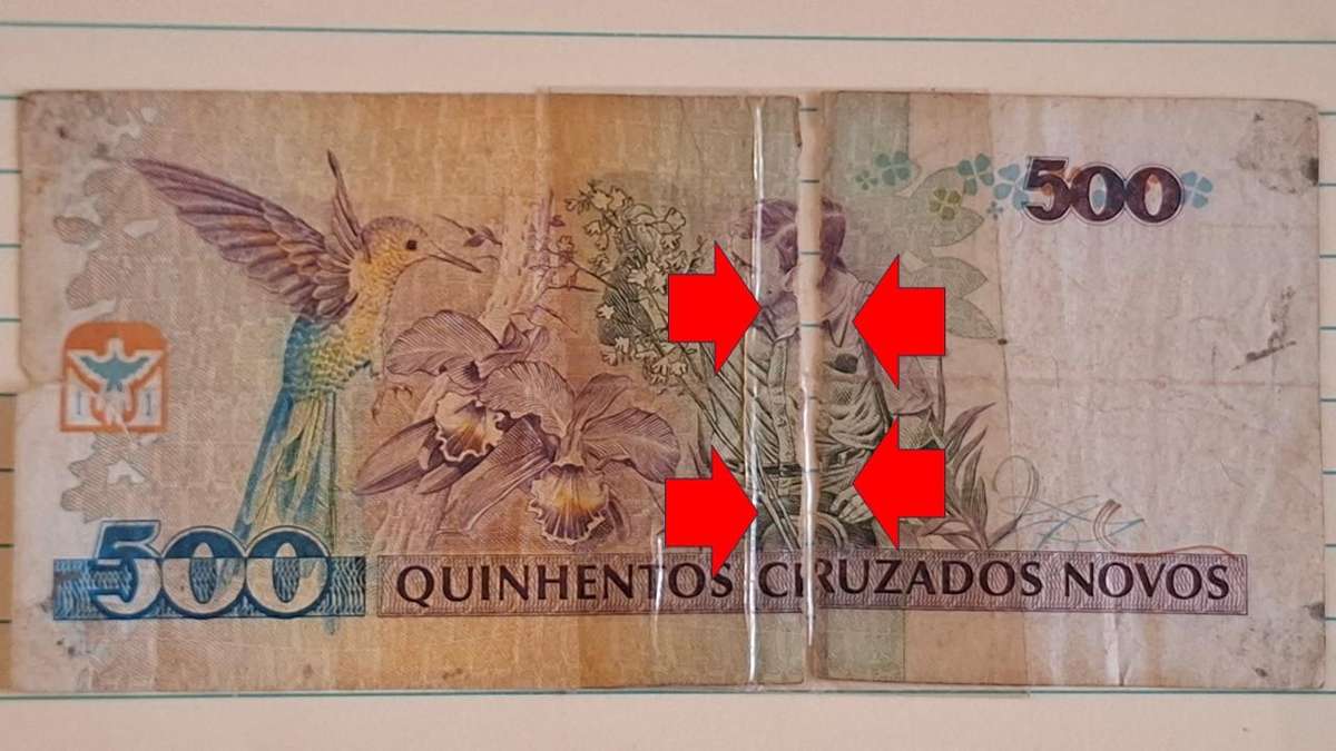 1990 - Brazil - 500 Cruzeiros Overprint - Wadico Waldir Bucchi - Demonetised Jul 1993 - A 5800049866