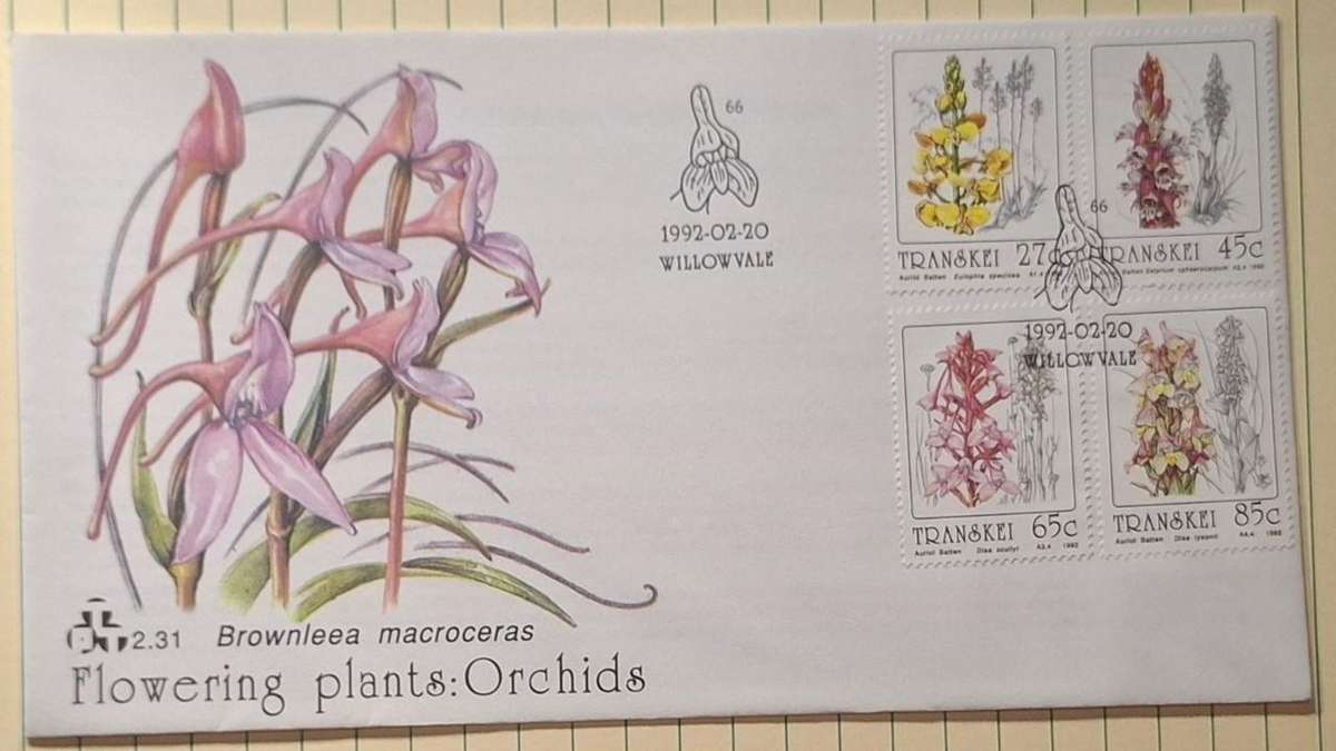 1992 - Venda - First Day Cover with Insert - Flowering plants: Orchards - 2.31 - Postmark Willow val