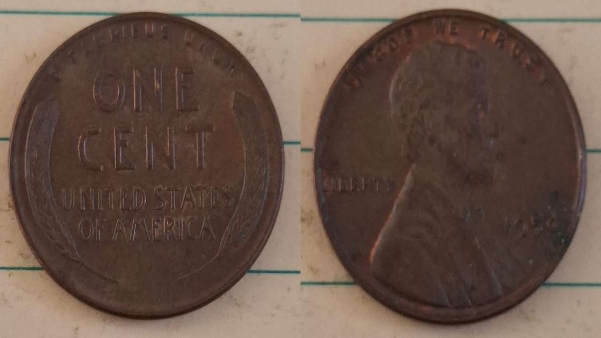 1950 - USA - 1 Cent  -  "Lincoln - Wheat Ears Reverse" -  - Bronze