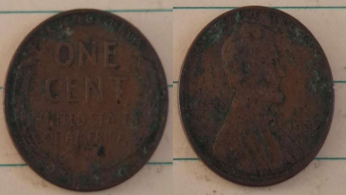 1937 - USA - 1 Cent  -  "Lincoln - Wheat Ears Reverse" -  - Bronze