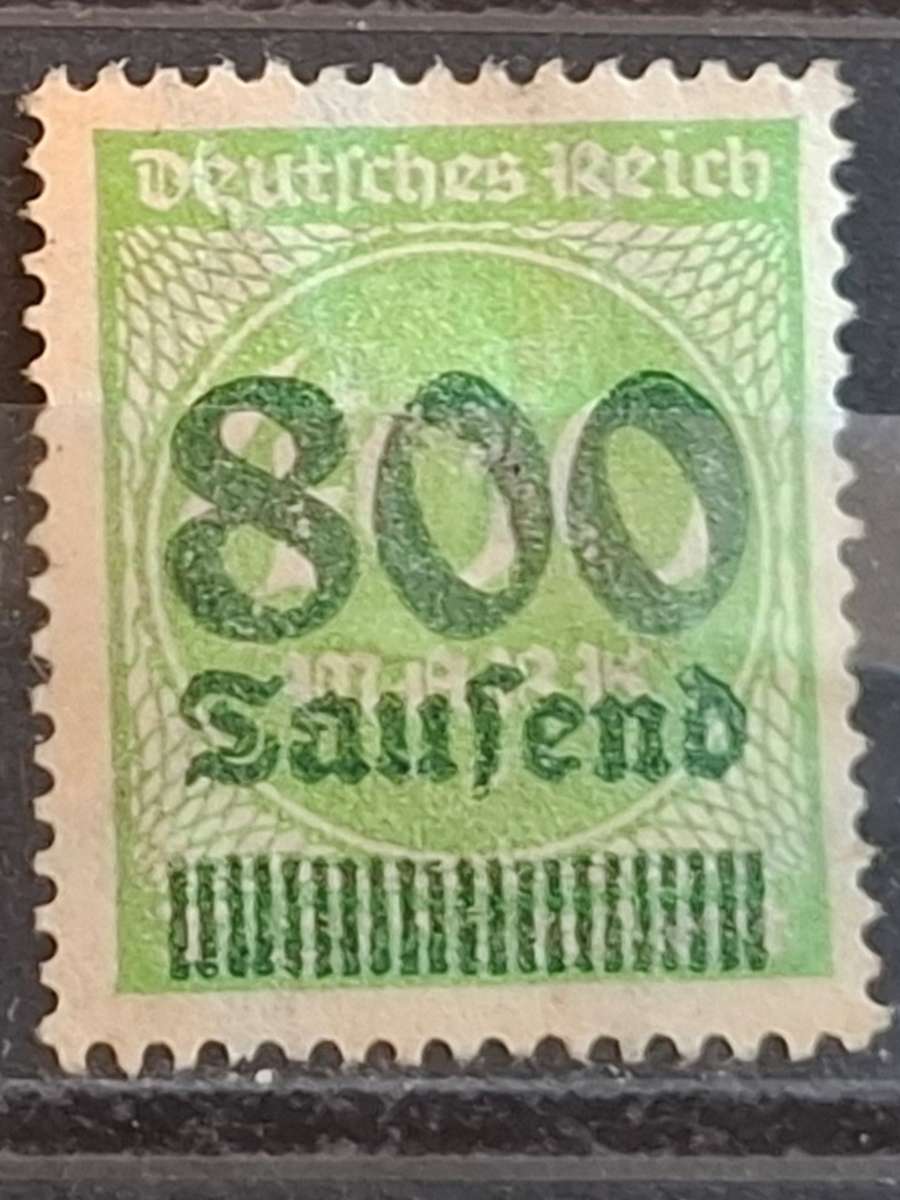 1923 -  German Empire  - 800/400T.Mk./Mk. - Daily Stamps