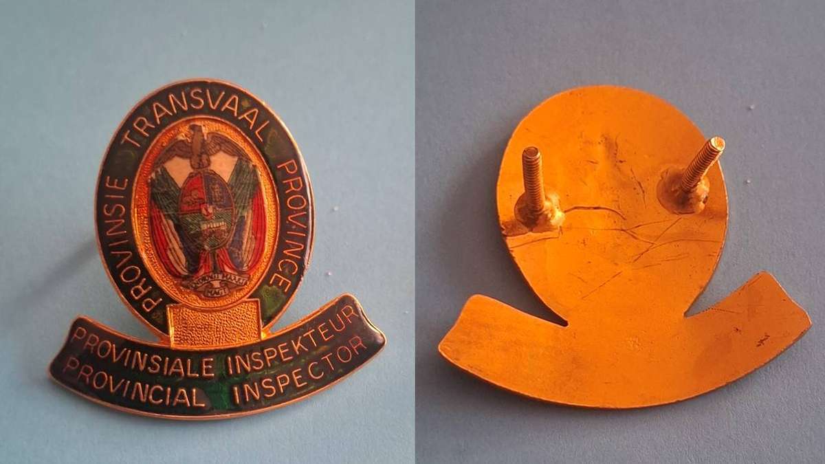 Transvaal Inspekteur/Inspector Badge
