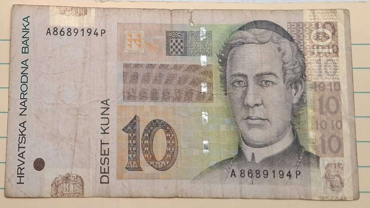 2001 - Croatia - 10 Kuna - Demonetised - Jan 2023 - A 8689194 P