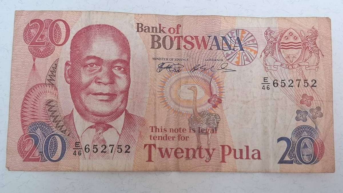 1999 - Botswana - 20 Pula - Demonetised - Yes - E46 652752