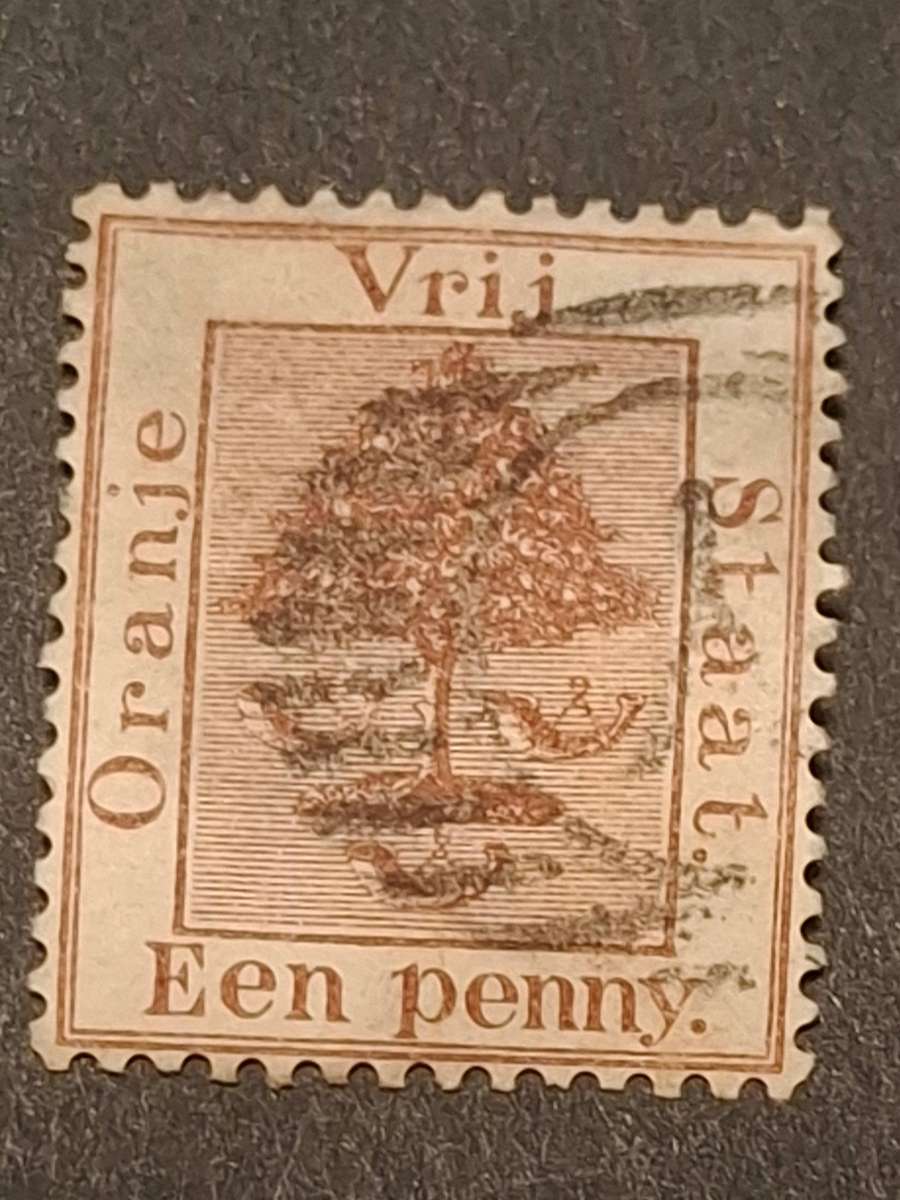 1894 - Oranje Vrij Staat - Een Penny - Violet.
