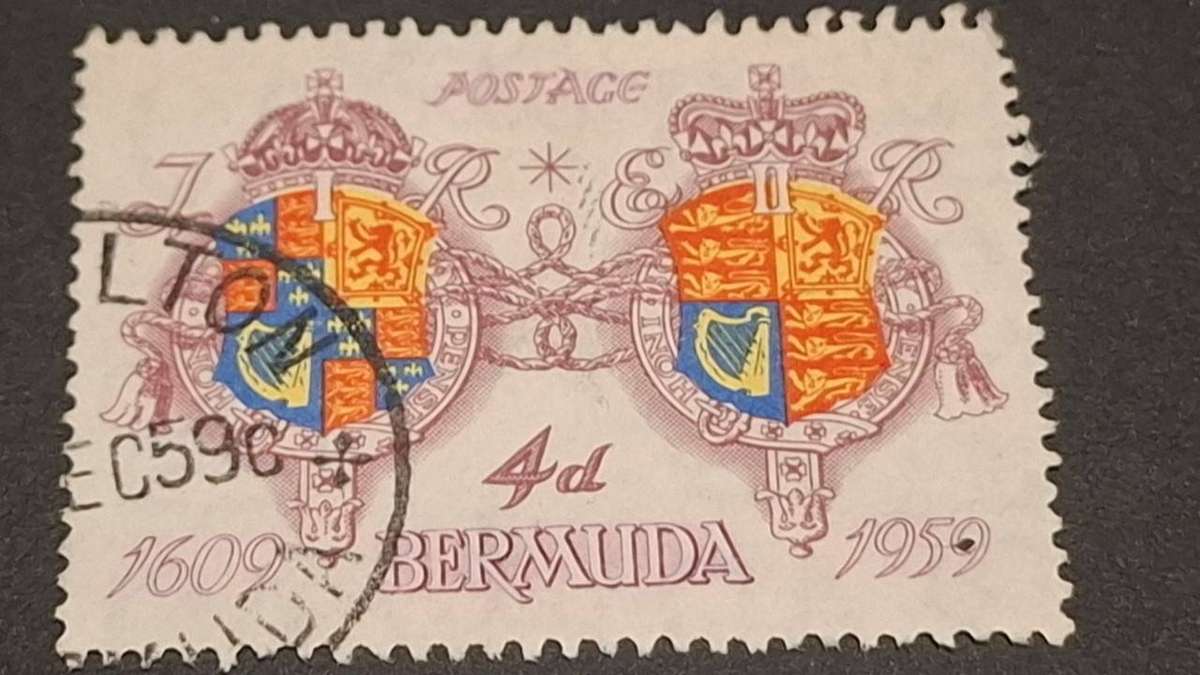 1959 - Bermuda - 4c - The 350th Anniversary of Settlement.