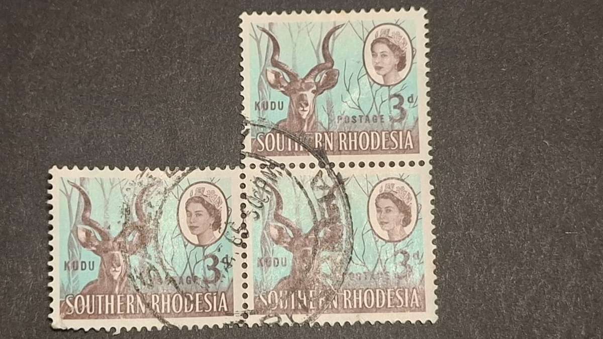1964 - Southern Rhodesia - Block -  3D - Local Motives.