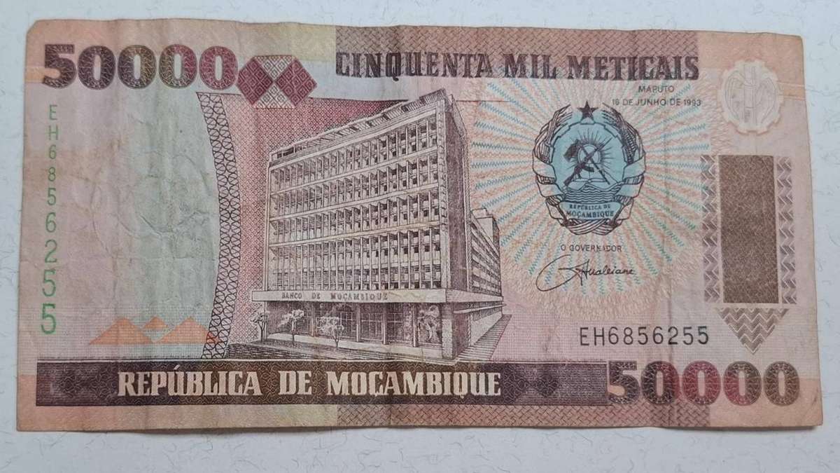 1993 - Mozambique - 50000 Meticais - Demonetised - Dec 2012 - EH 6856255