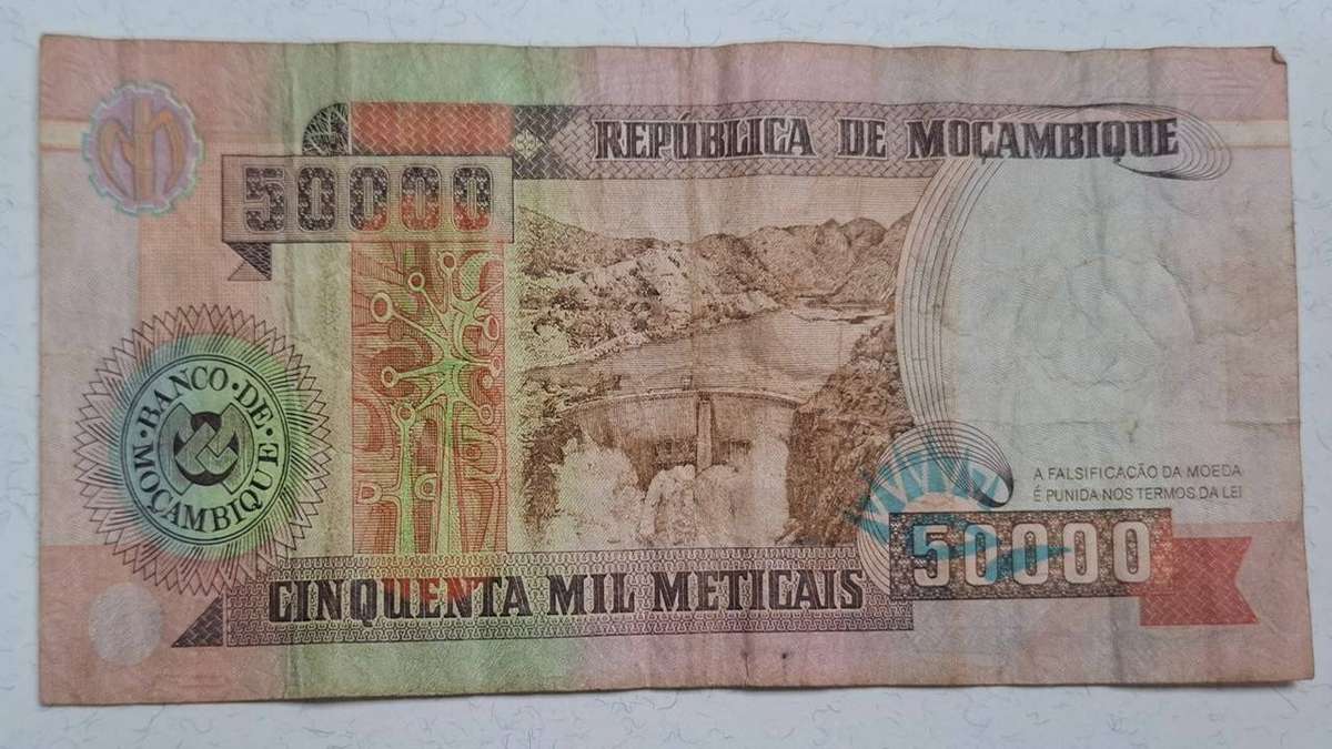 1993 - Mozambique - 50000 Meticais - Demonetised - Dec 2012 - EH 6856255
