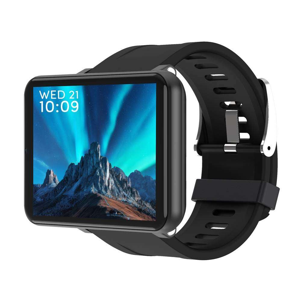 LEMFO LEMT 2.8 inch Large Screen 4G Smart Watch Android 7.1, Specification:1GB+16GB (Black)