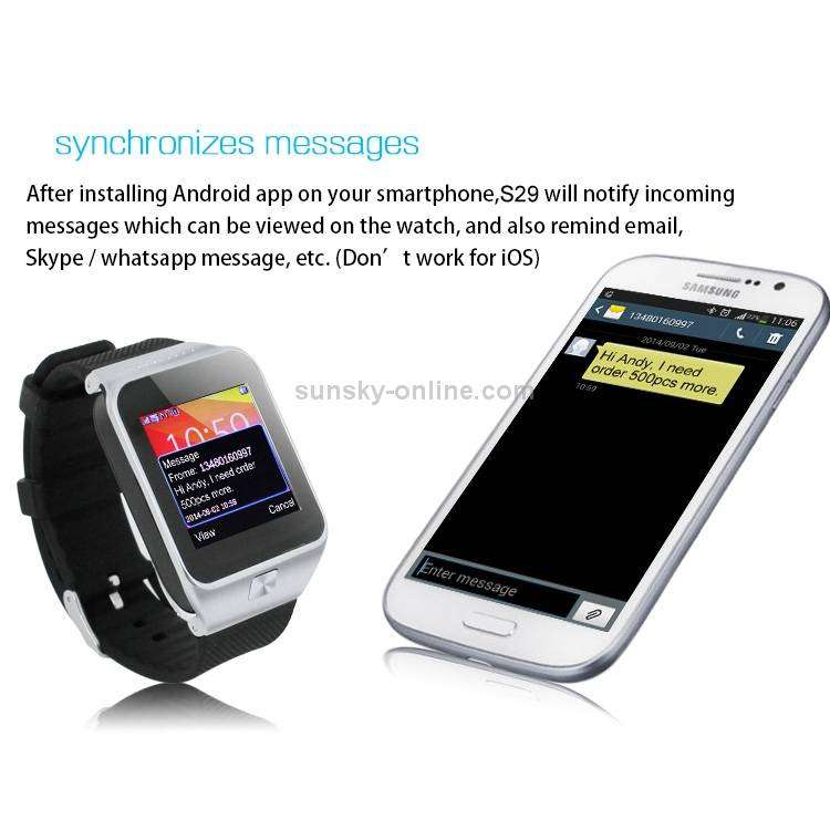 S29 GSM Smart Watch
