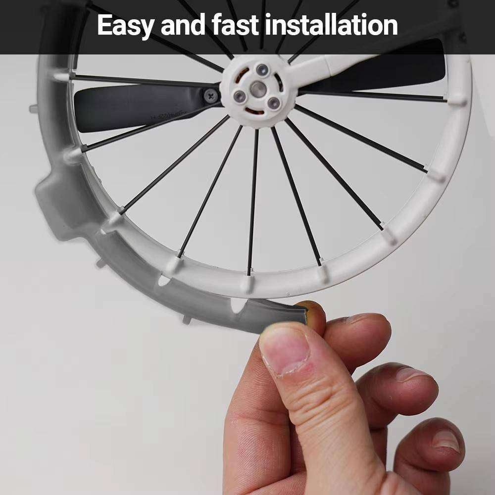 DJI Flip CYNOVA FL-FZT-CY Paddle Impact Protectors (Translucent Black)