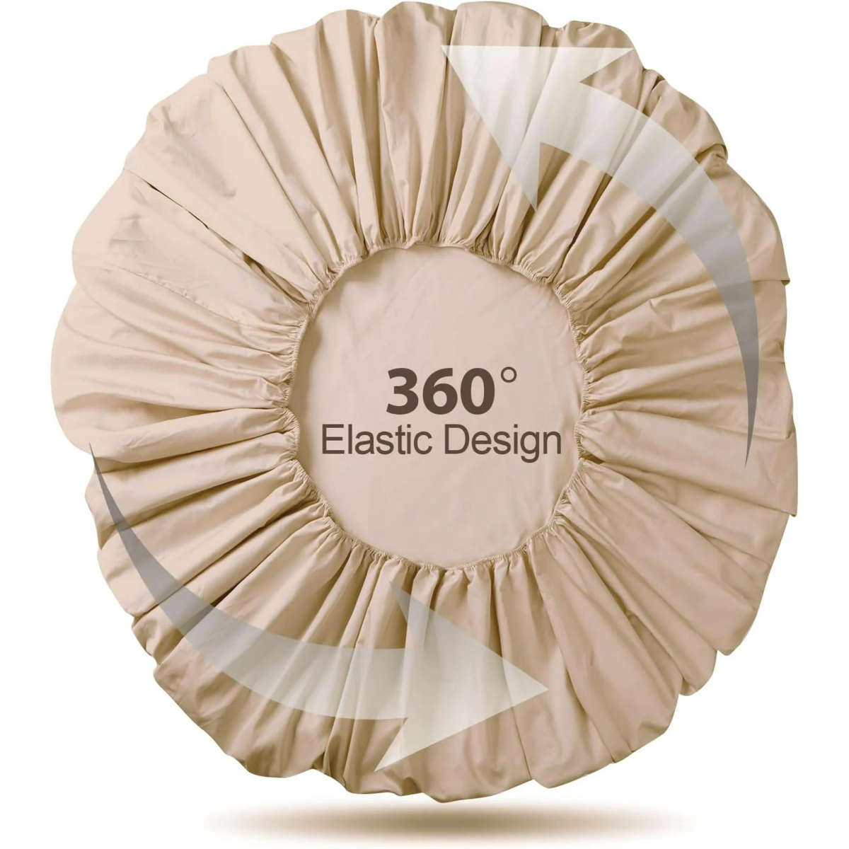 Queen Size Microfibre Fitted Sheet - Peach