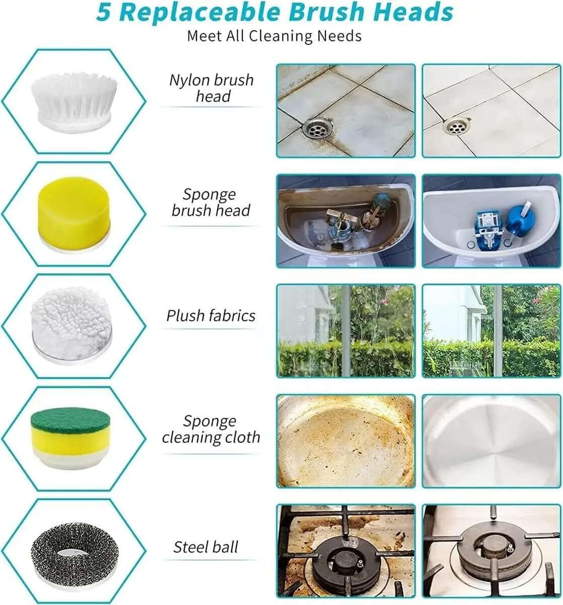 Rechargeable Magic Cleaning Brush