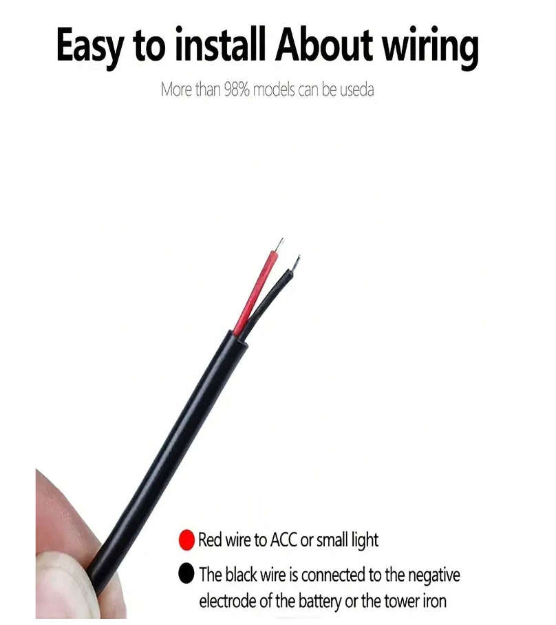 Car LED Hood Light - Universal Daytime Running - White