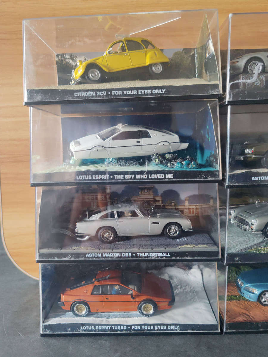 James bond die cast car collection