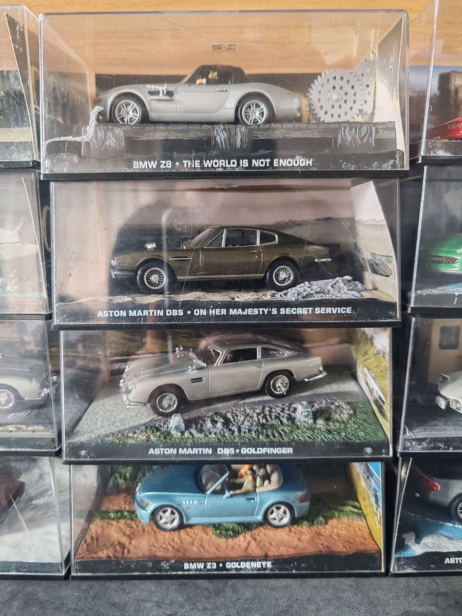 James bond die cast car collection