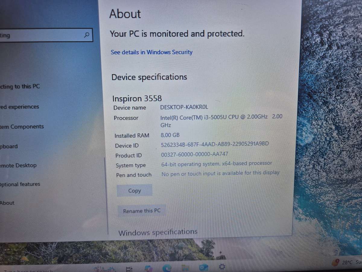 Dell Inspiron 3558 5th Generation Laptop