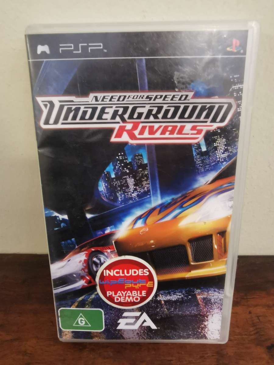 Need for Speed Underground Rivals on PSP with Booklet