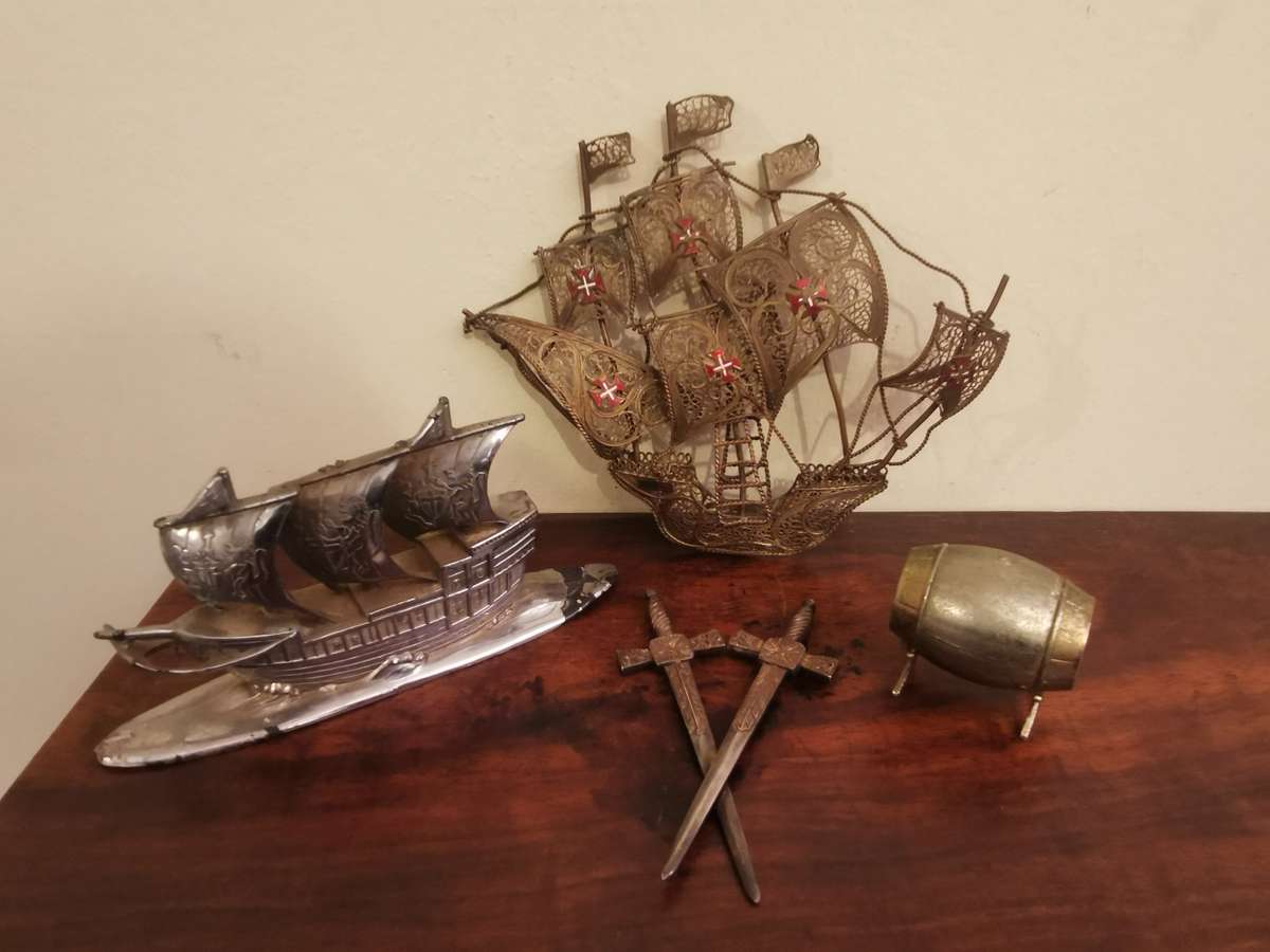 Vintage Brass Ship and More - see pics