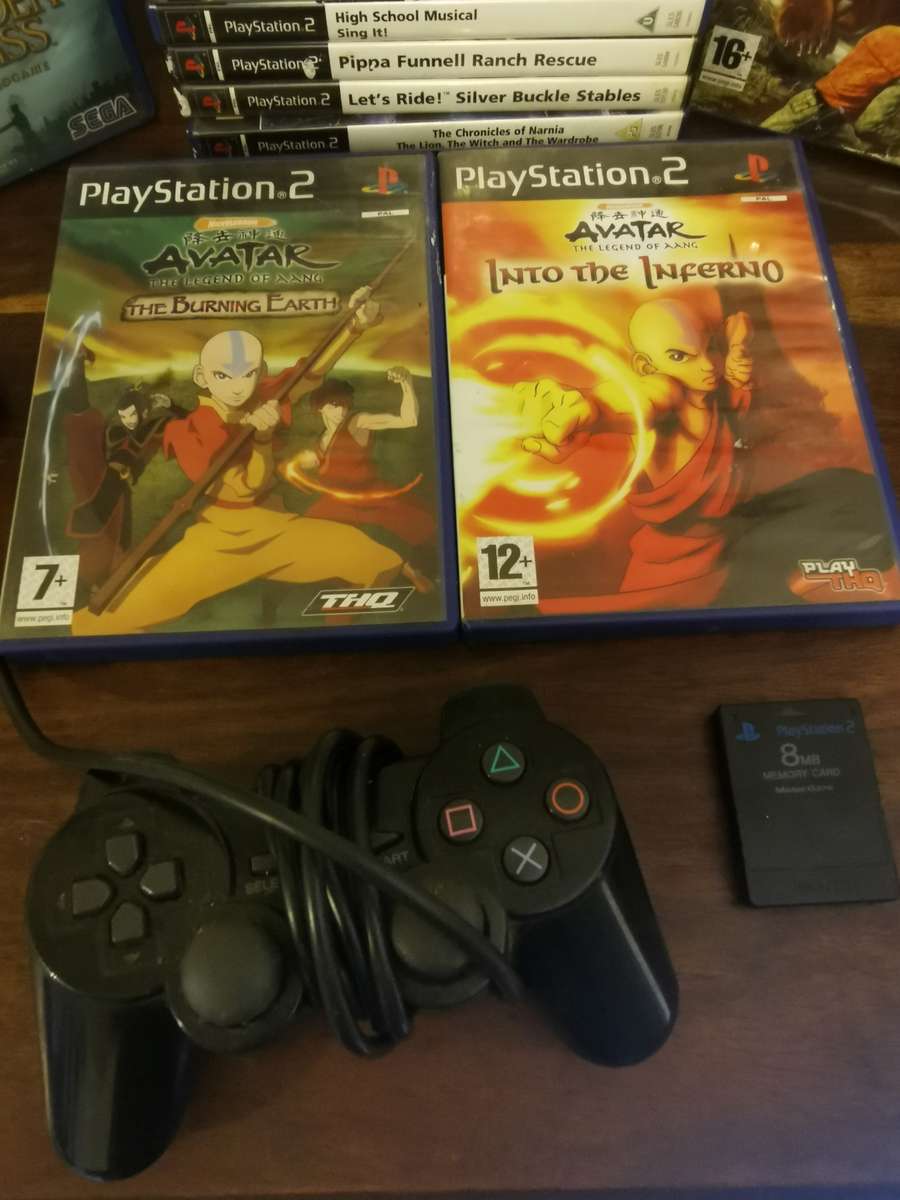 Massive Collection of PlayStation 2 Games with a Memory Card and Original Remote