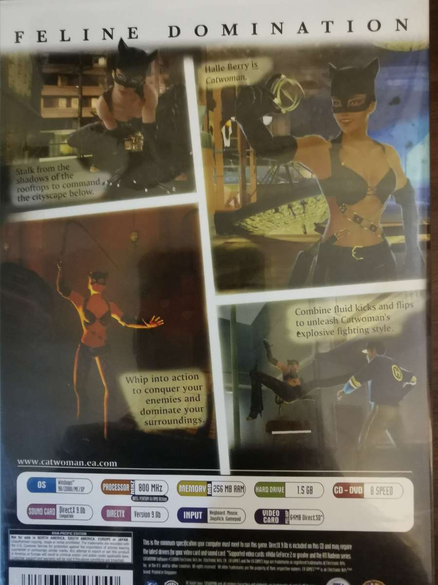 Box Set Edition of Catwoman on PC - Complete with Booklet