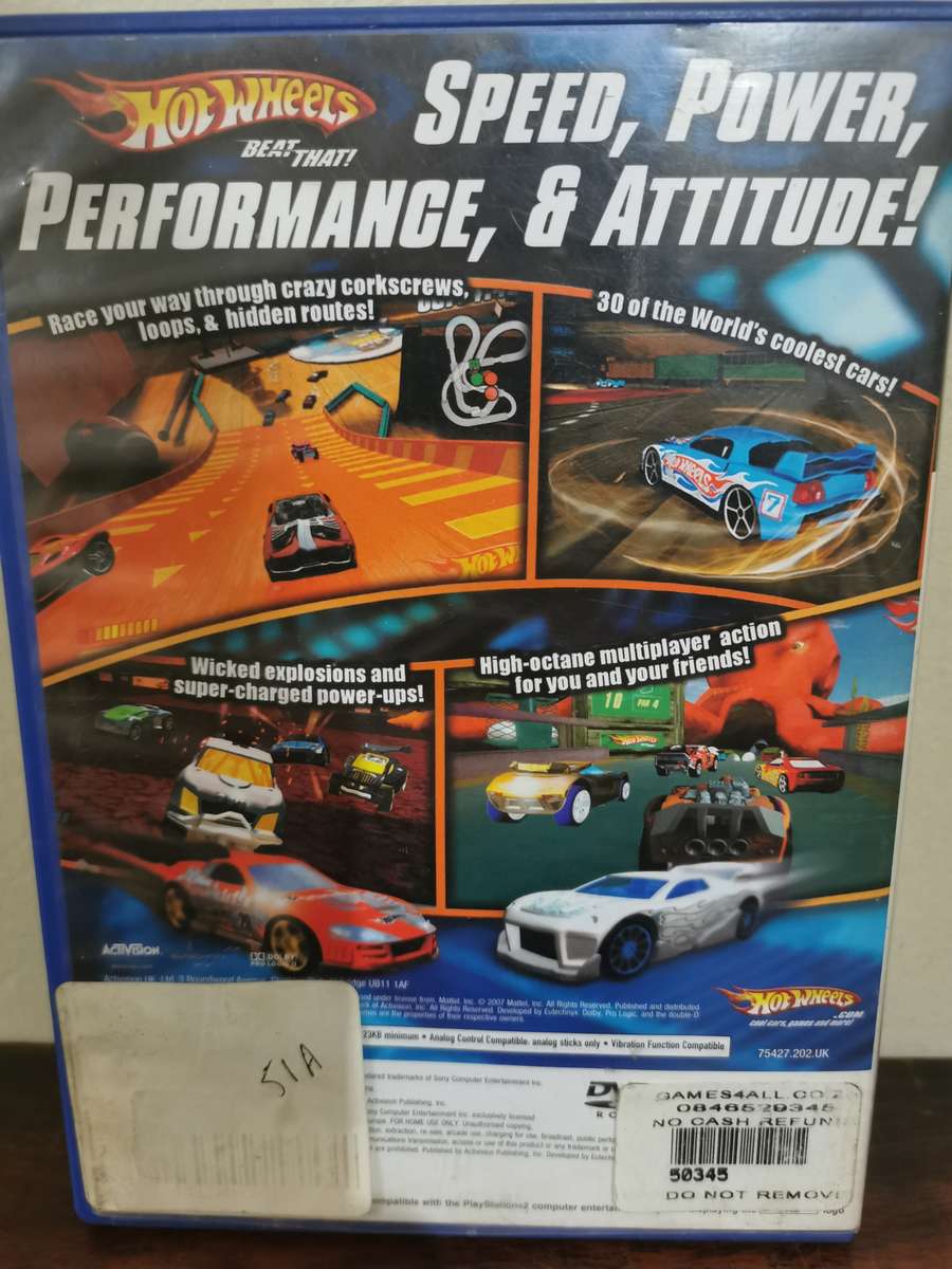 Hot Wheels - Beat That! on PlayStation 2 with Booklet
