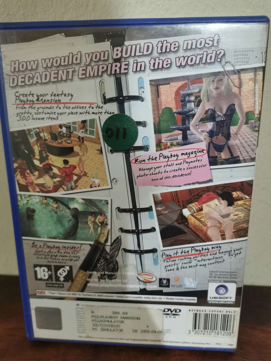 Playboy the Mansion on PlayStation 2 with Booklet