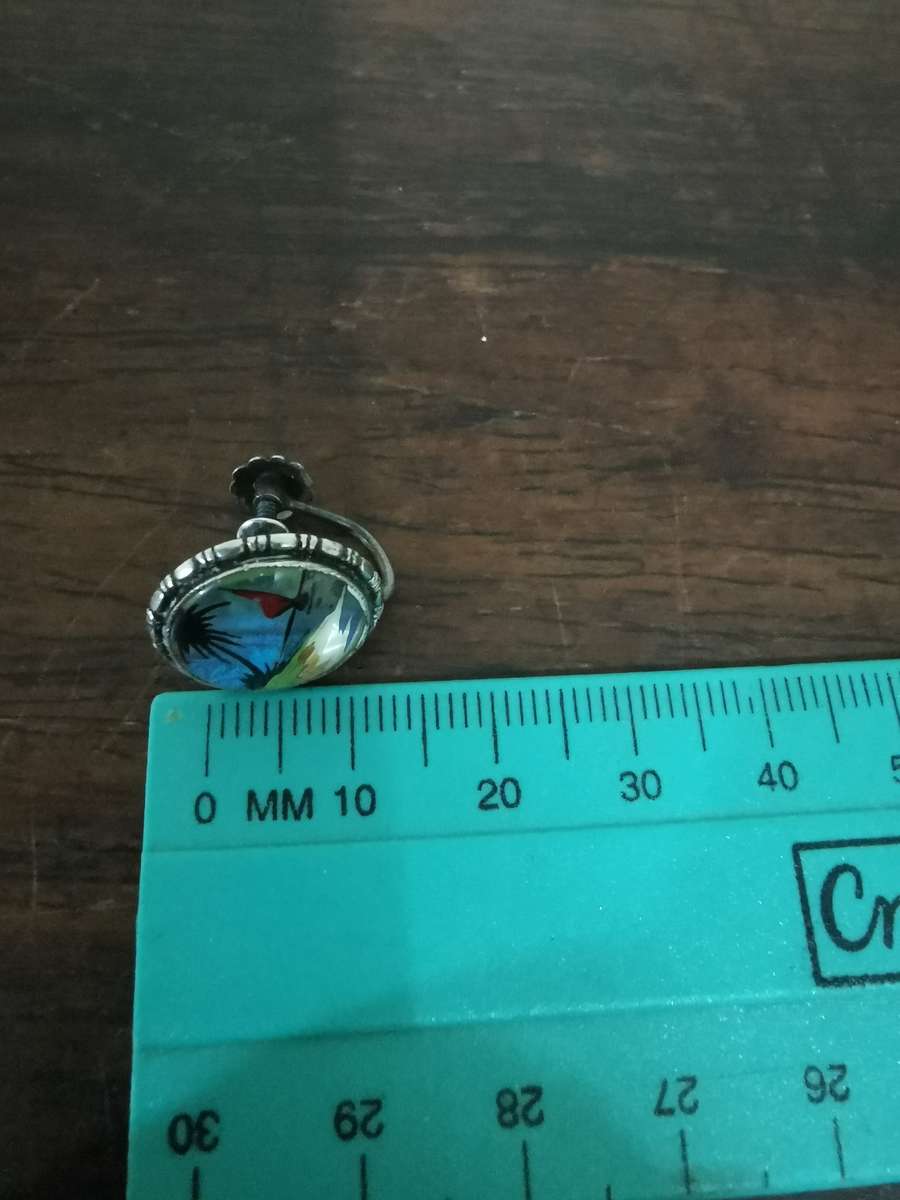 Antique Sterling Silver Earrings Made in England