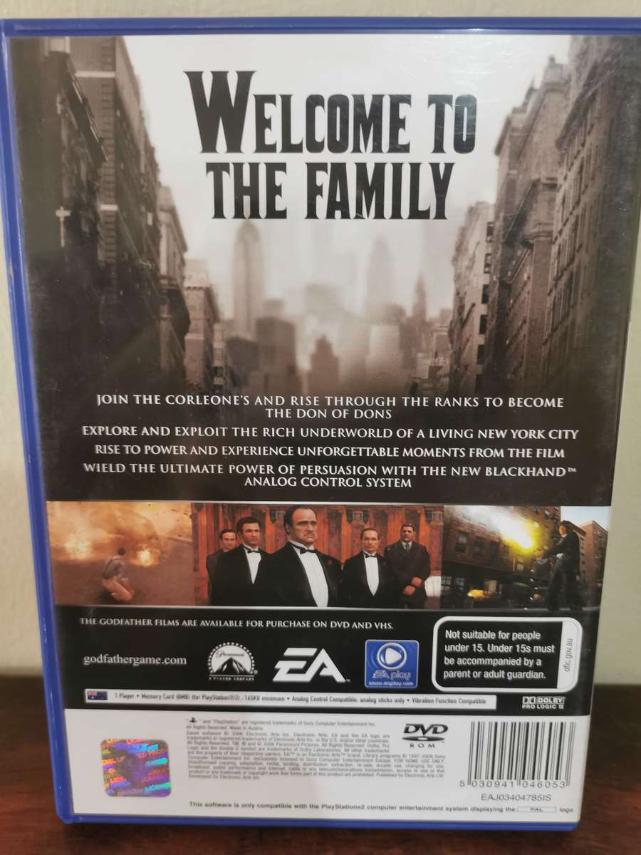 The Godfather on PlayStation 2 with Booklet