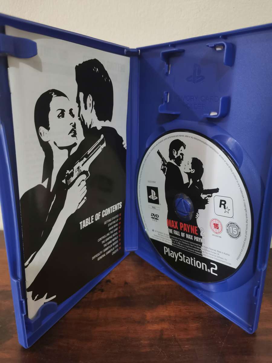 Max Payne 2 on PlayStation 2 with Booklet