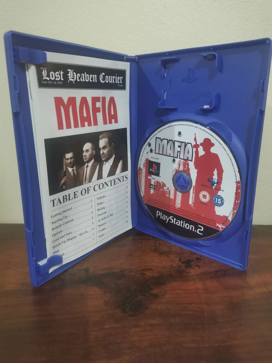 Mafia on PlayStation 2 with Booklet