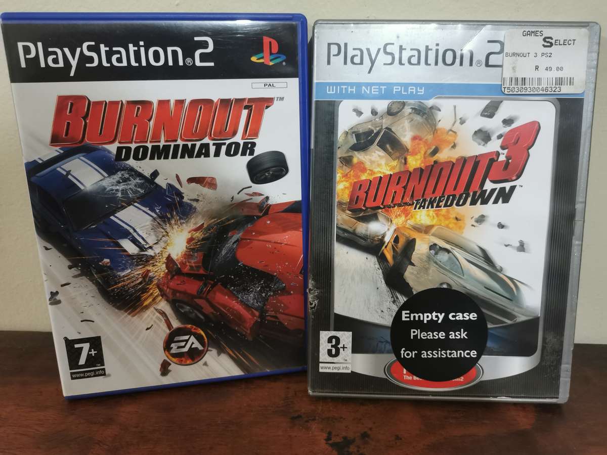 Burnout Combo on PlayStation 2 with Booklets