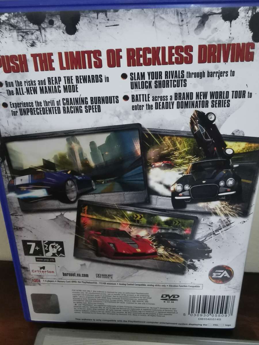 Burnout Combo on PlayStation 2 with Booklets