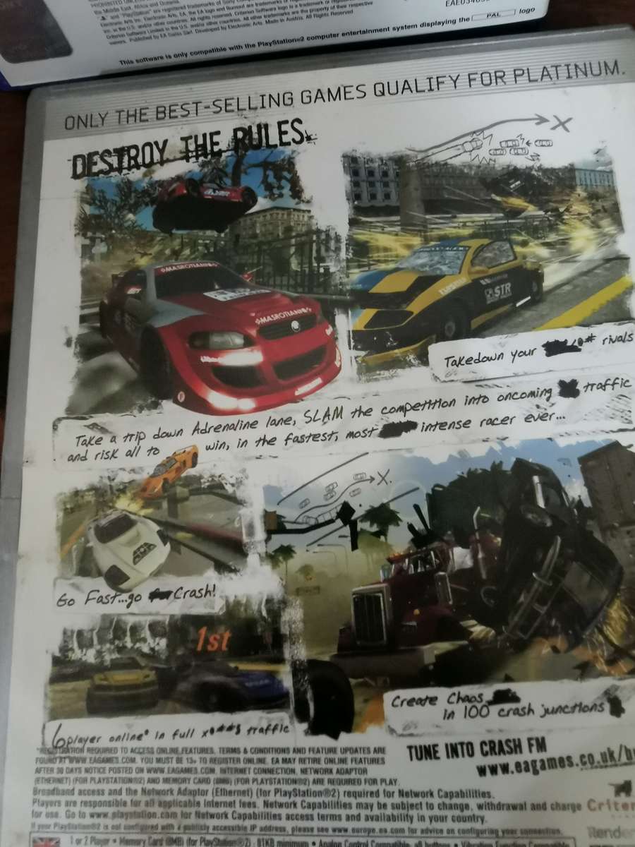 Burnout Combo on PlayStation 2 with Booklets