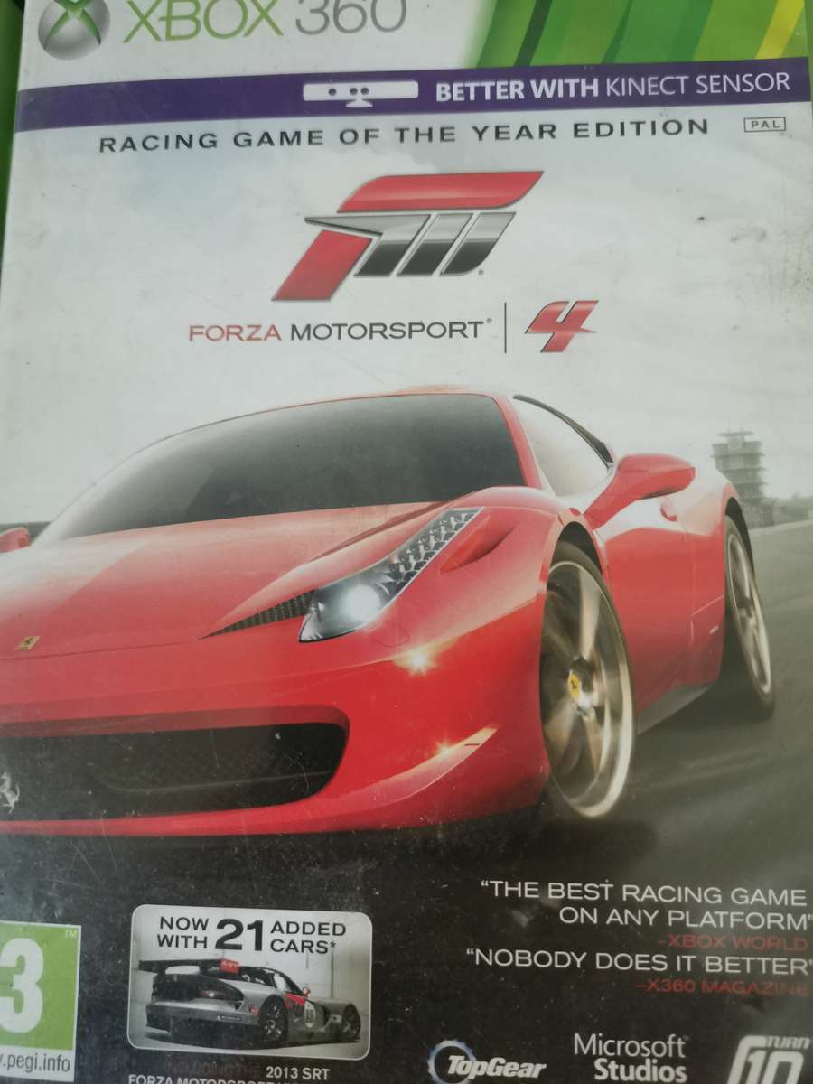 Rare Forza Motorsport Game Collection on Xbox 360 with Booklets