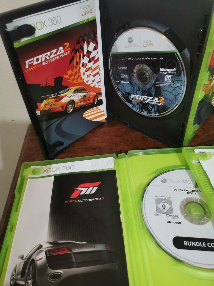 Rare Forza Motorsport Game Collection on Xbox 360 with Booklets