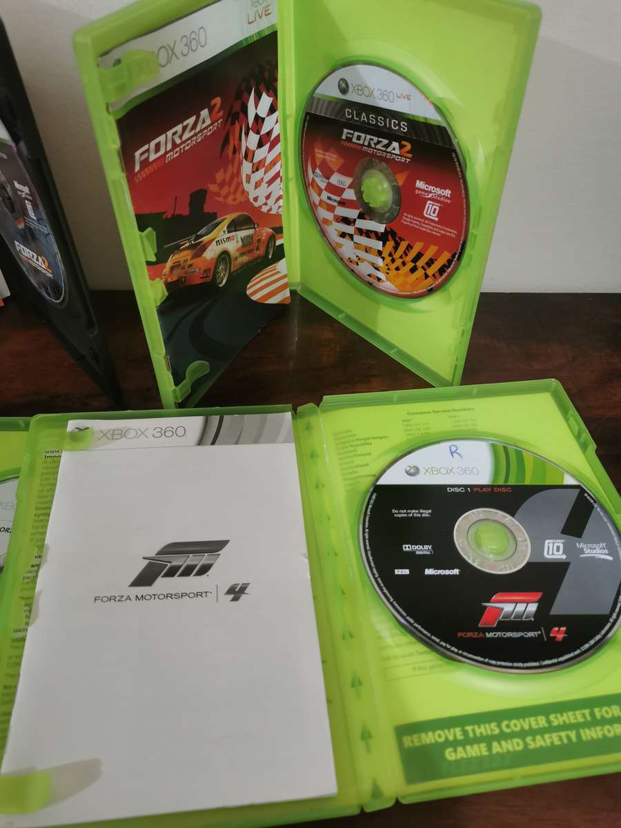 Rare Forza Motorsport Game Collection on Xbox 360 with Booklets